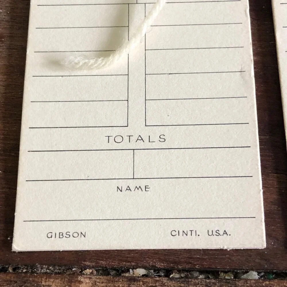Vtg Bridge Tally Cards Lot 11 Poodle Dog‎ Bride Jokes 1960s Hallmark Gibson New